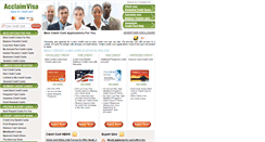 Desktop Screenshot of acclaimvisa.com