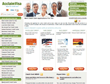 Tablet Screenshot of acclaimvisa.com